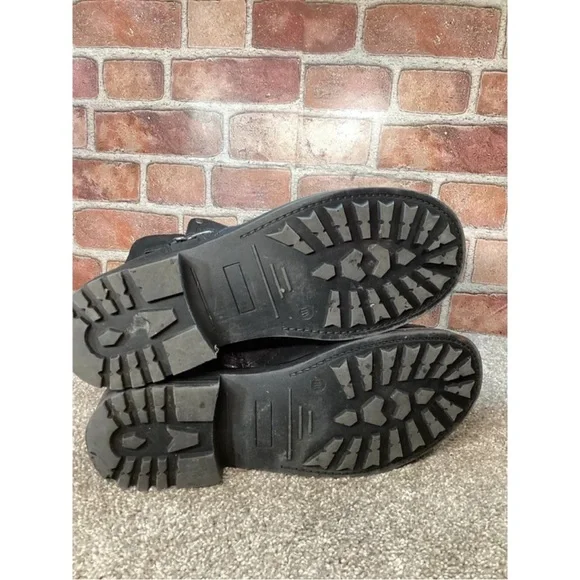 torrid Black Studded Buckle Ankle Boots - Picture 5 of 5